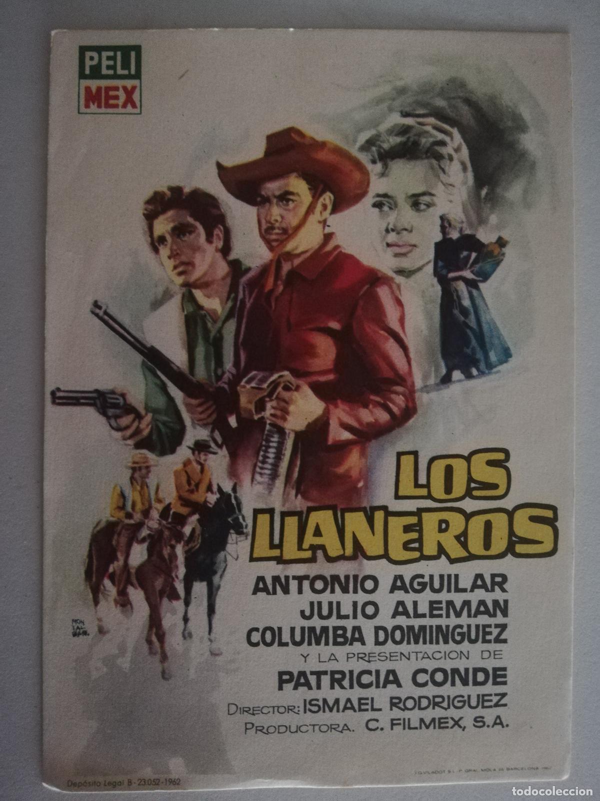 Cine: FOLLETO DE MANO, LOS LLANEROS - Foto 1