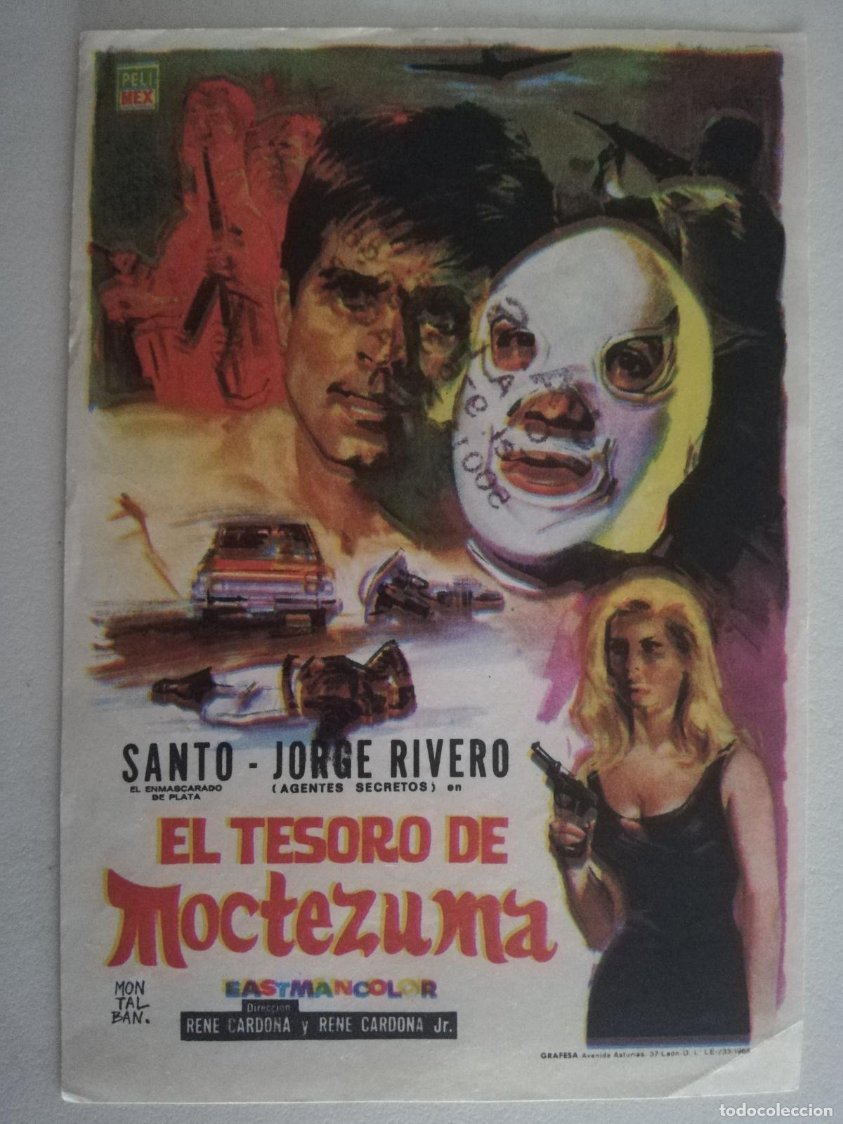 Cine: FOLLETO DE MANO, EL TESORO DE MOCTEZUMA - Foto 1