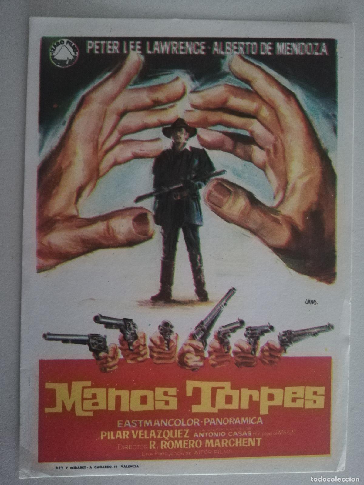 Cine: FOLLETO DE MANO, MANOS TORPES - Foto 1
