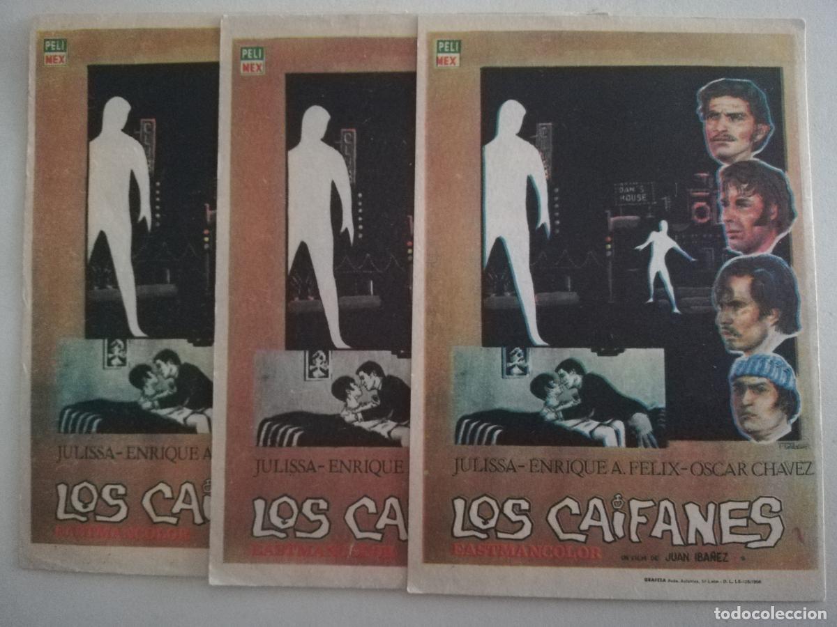 Cine: 3 FOLLETO DE MANO, LOS CAIFANES - Foto 1