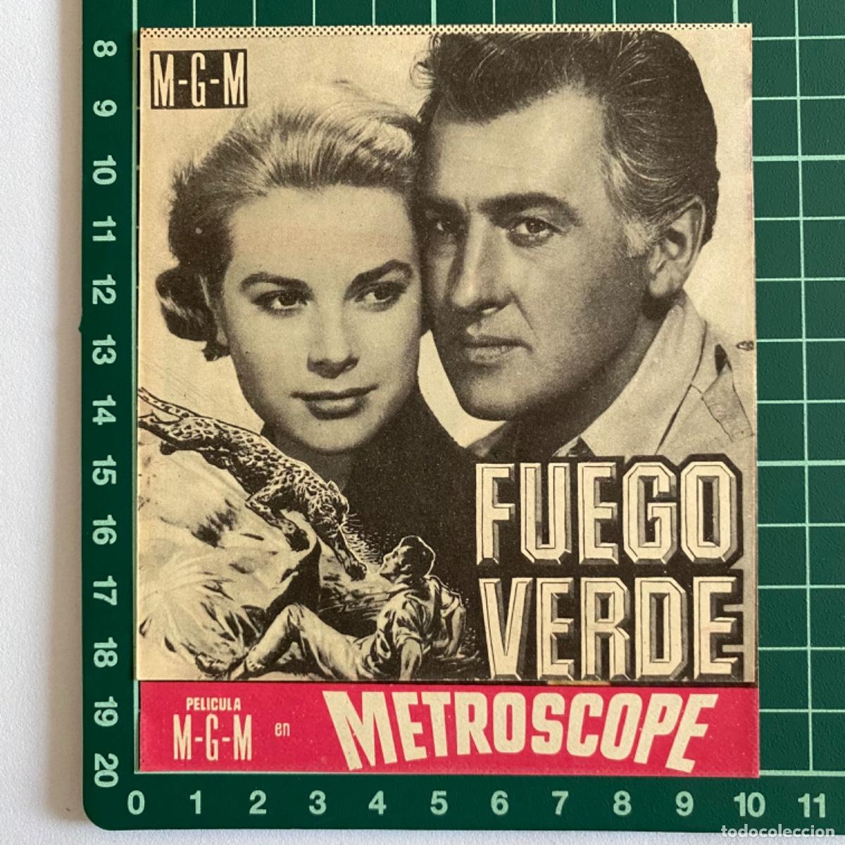 Kino: folleto de mano programa de cine pelicula Fuego verde