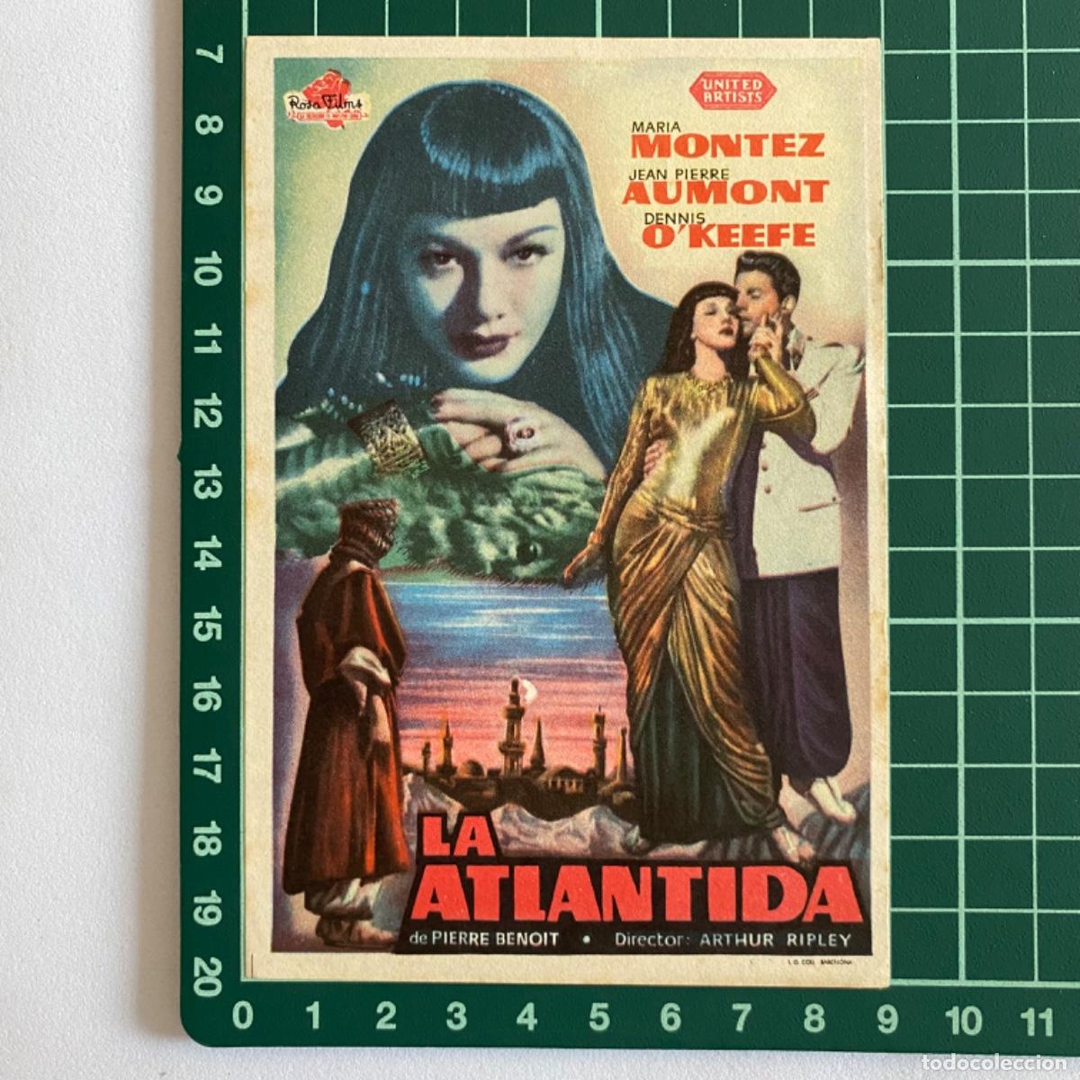 Kino: folleto de mano programa de cine pelicula La atlantida