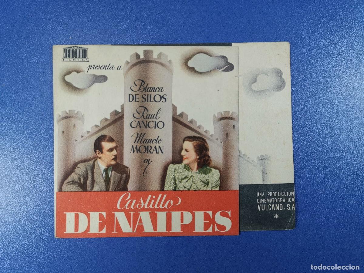Cine: CASTILLO DE NAIPES PROGRAMA DE MANO DOBLE-- SIN EDITAR REVERSO - Foto 2