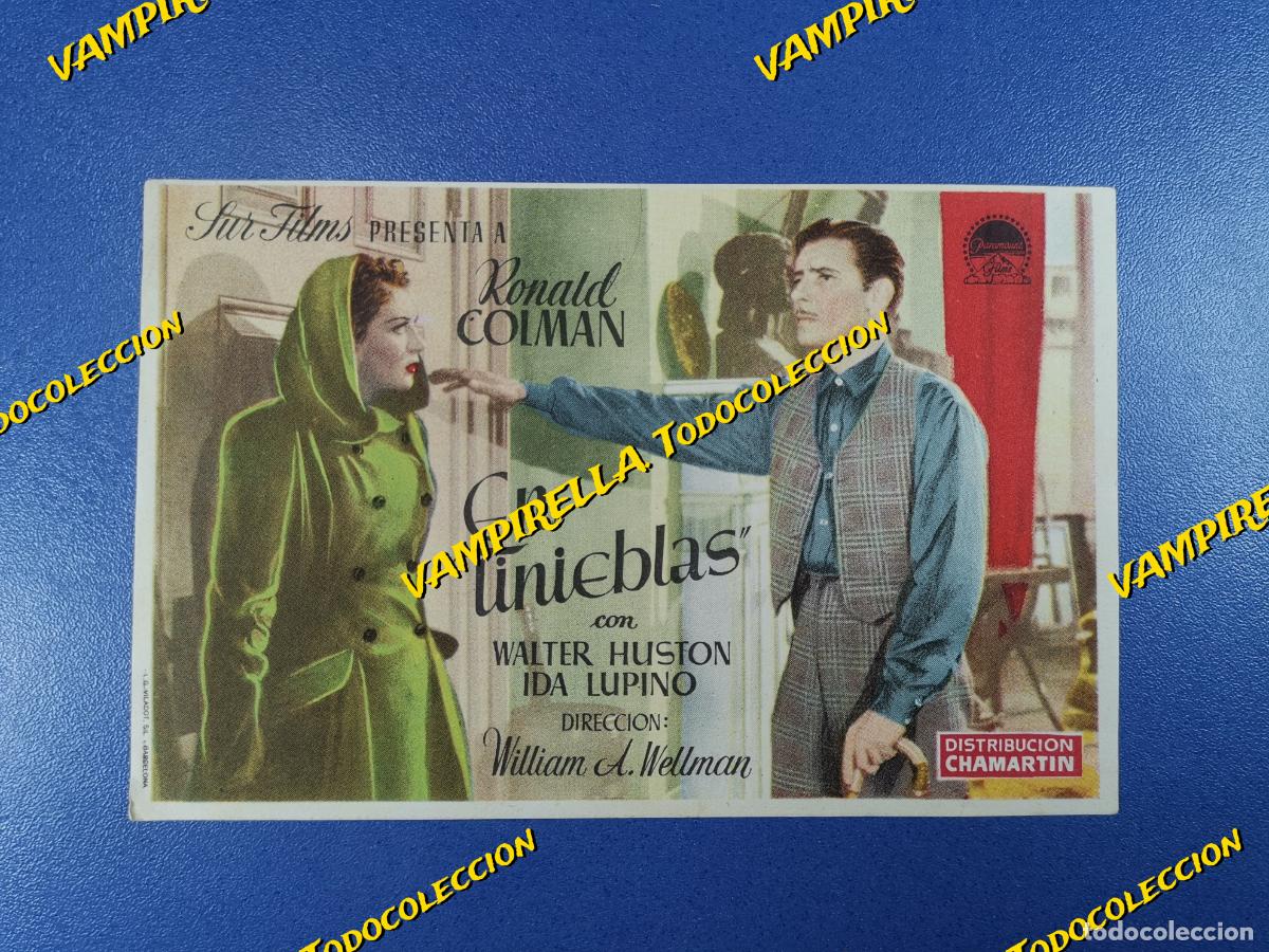 Cine: EN TINIEBLAS - PROGRAMA DE MANO --SIN EDITAR - Foto 1
