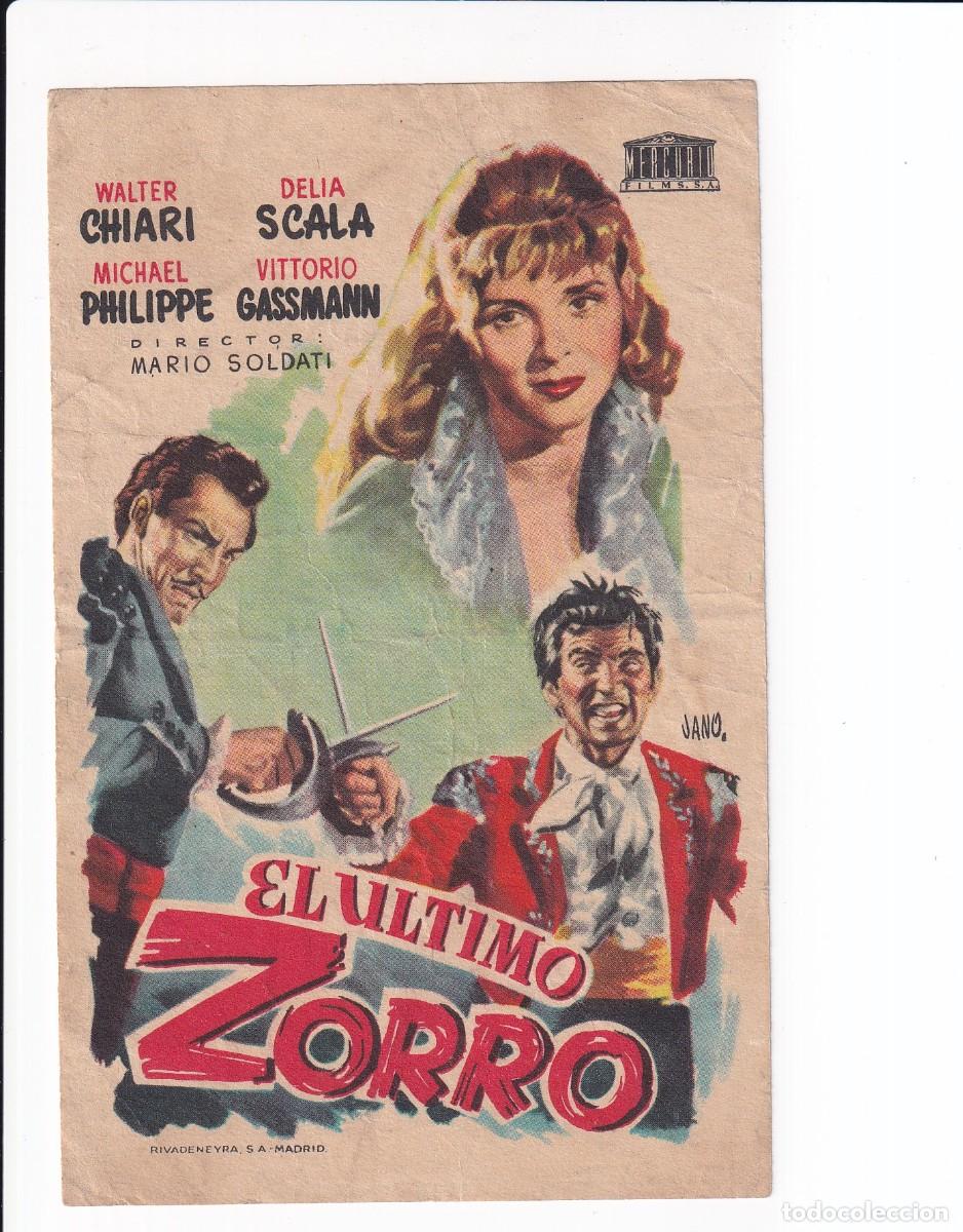 Cine: EL ULTIMO ZORRO : WALTER CHIARI - Foto 1