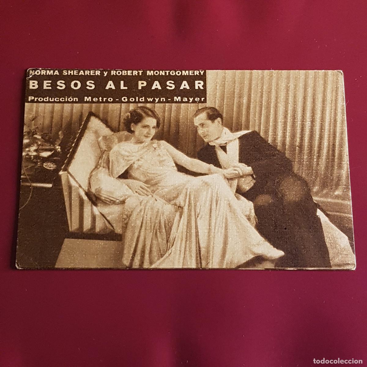 Cine: PROGRAMA DE MANO - BESOS AL PASAR - MONTGOMERY - SHEARER - Foto 1