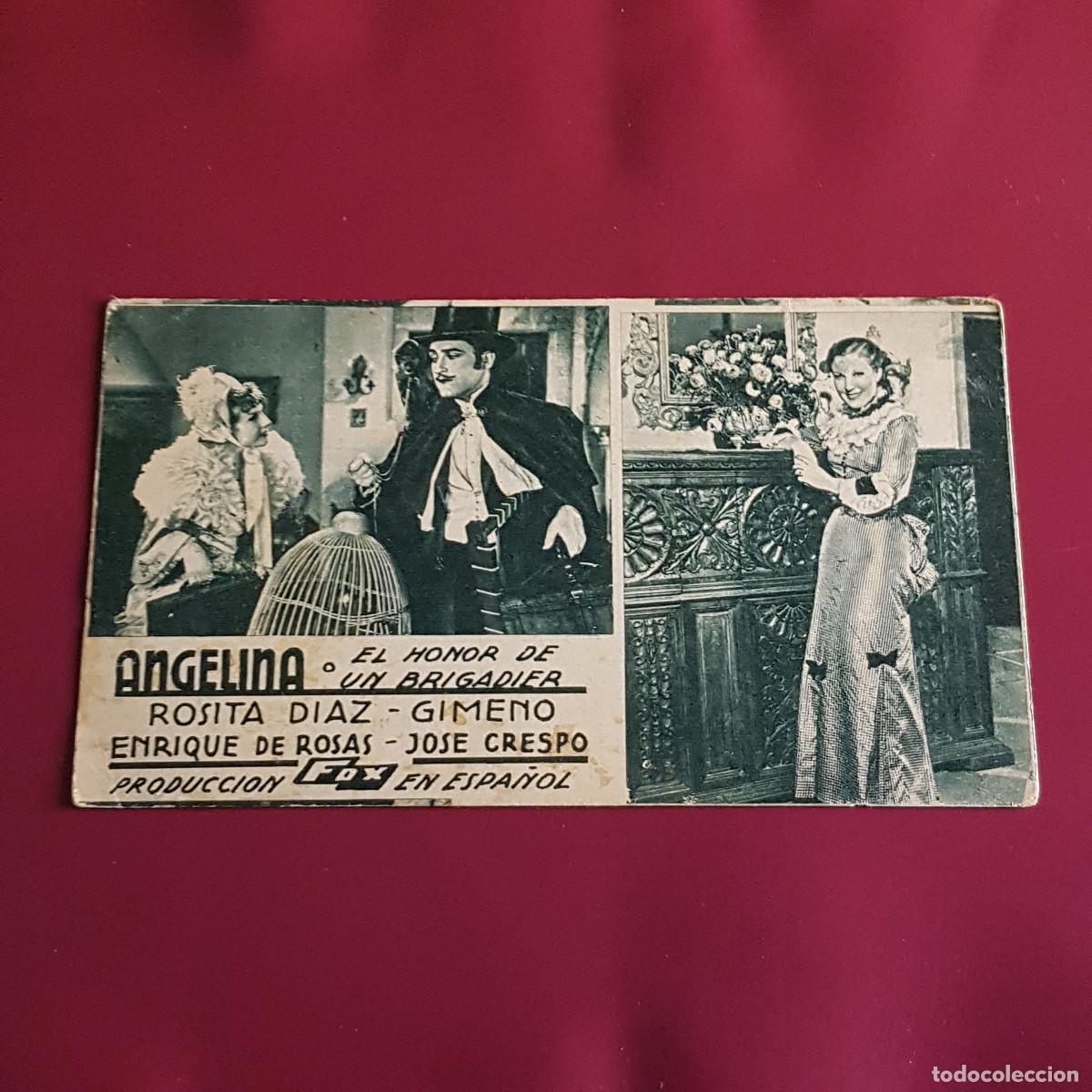 Cine: PROGRAMA DE MANO - ANGELINA O EL HONOR DE UN BRIGADIER - Foto 1