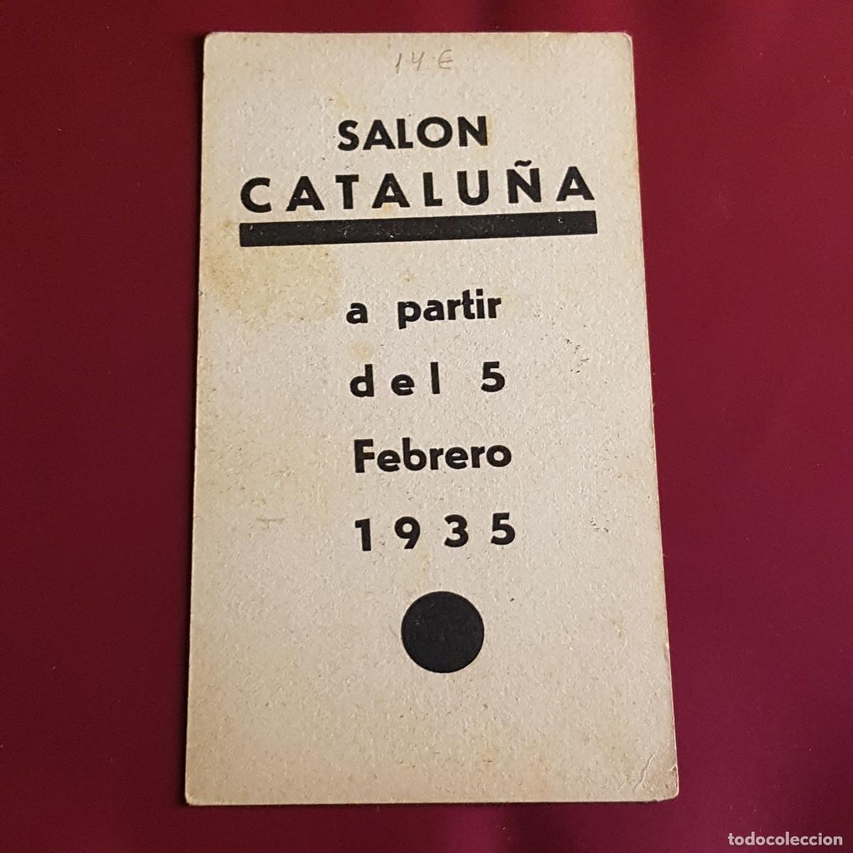 Cine: PROGRAMA DE MANO - NADA MAS QUE UNA MUJER - SALON CATALU&Ntilde;A - Foto 2