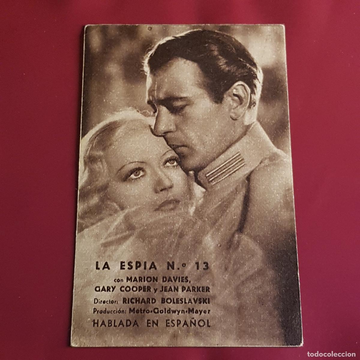 Cine: PROGRAMA DE MANO - LA ESPIA NUMERO 13 - Foto 1