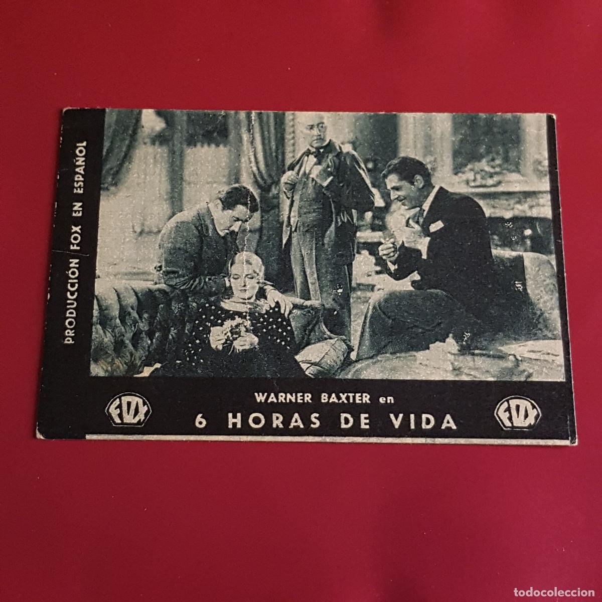 Cine: PROGRAMA DE MANO - 6 HORAS DE VIDA - Foto 1