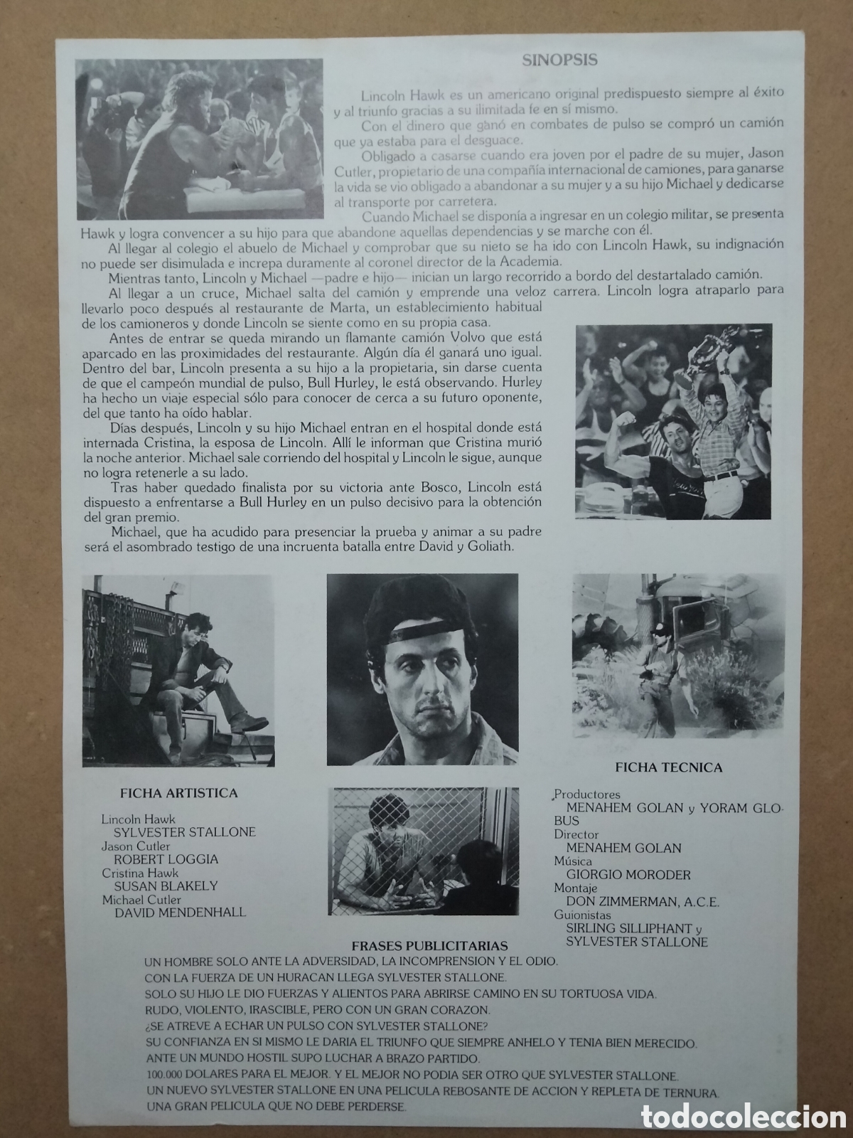 Cine: Yo, el halcon folleto de mano - Foto 2