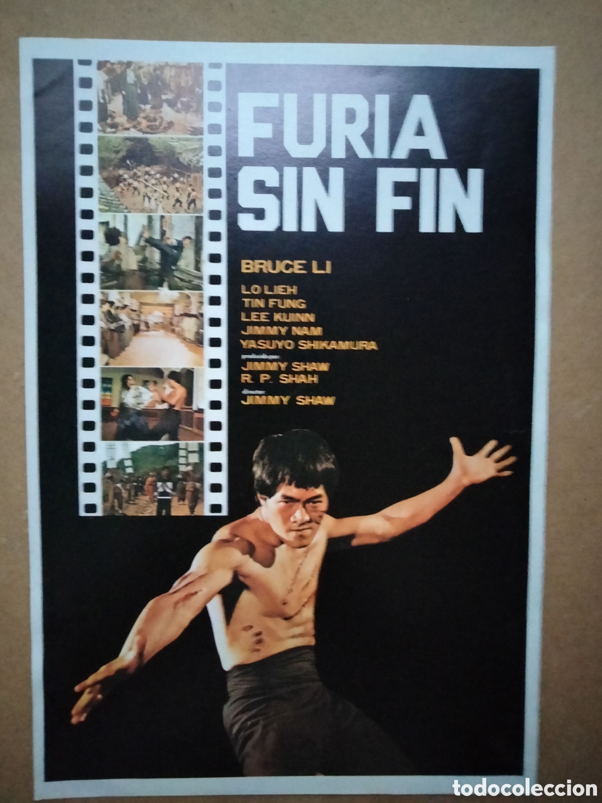 Cine: Furia sin fin folleto de mano - Foto 1