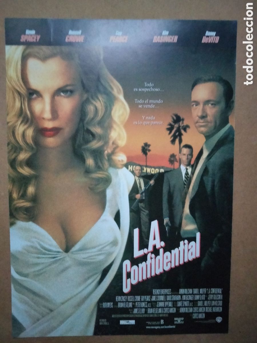 Cine: L.A. Confidential folleto de mano - Foto 1