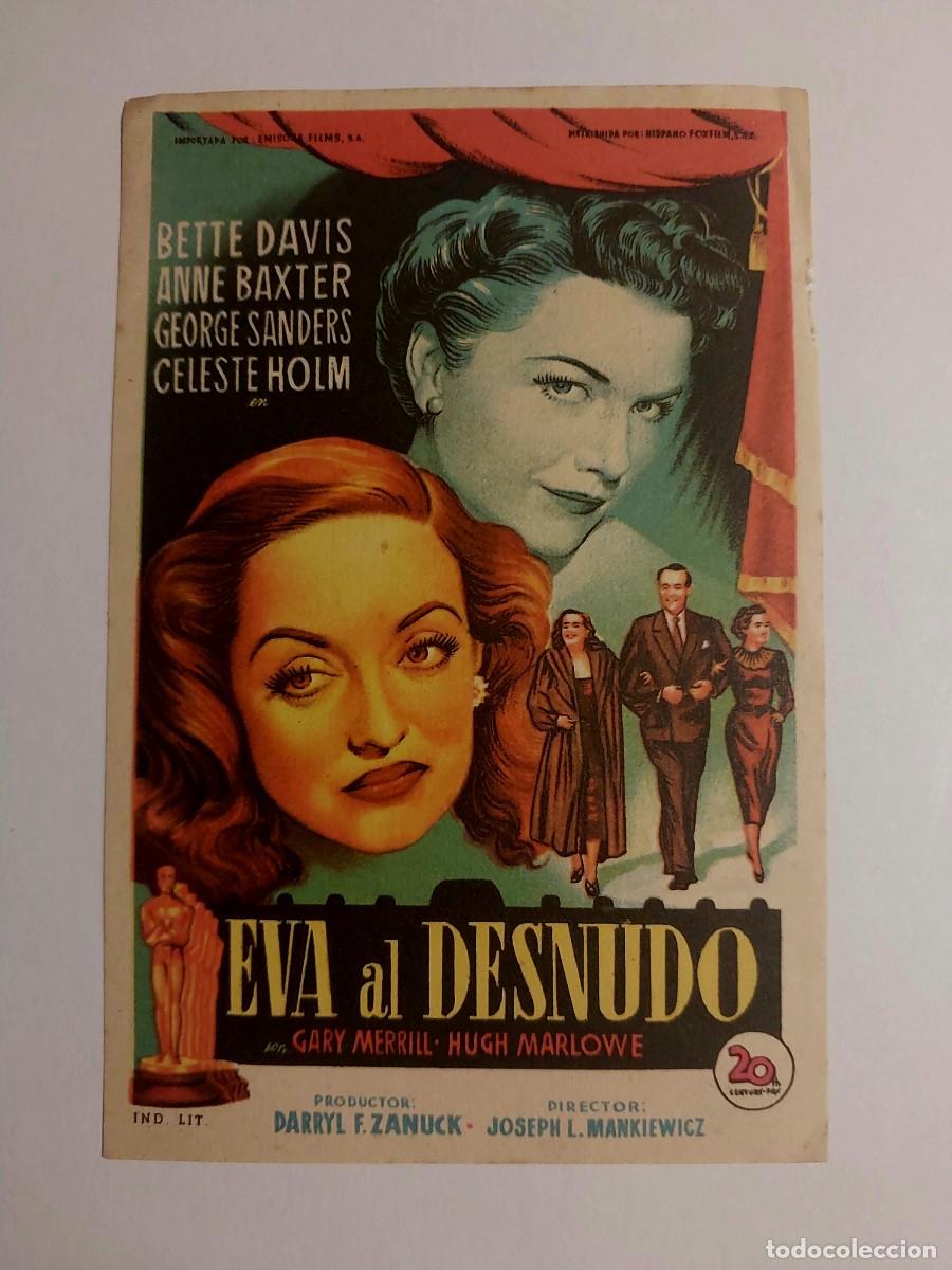 Cine: Eva al Desnudo con Bette Davis Sin publicidad - Foto 1