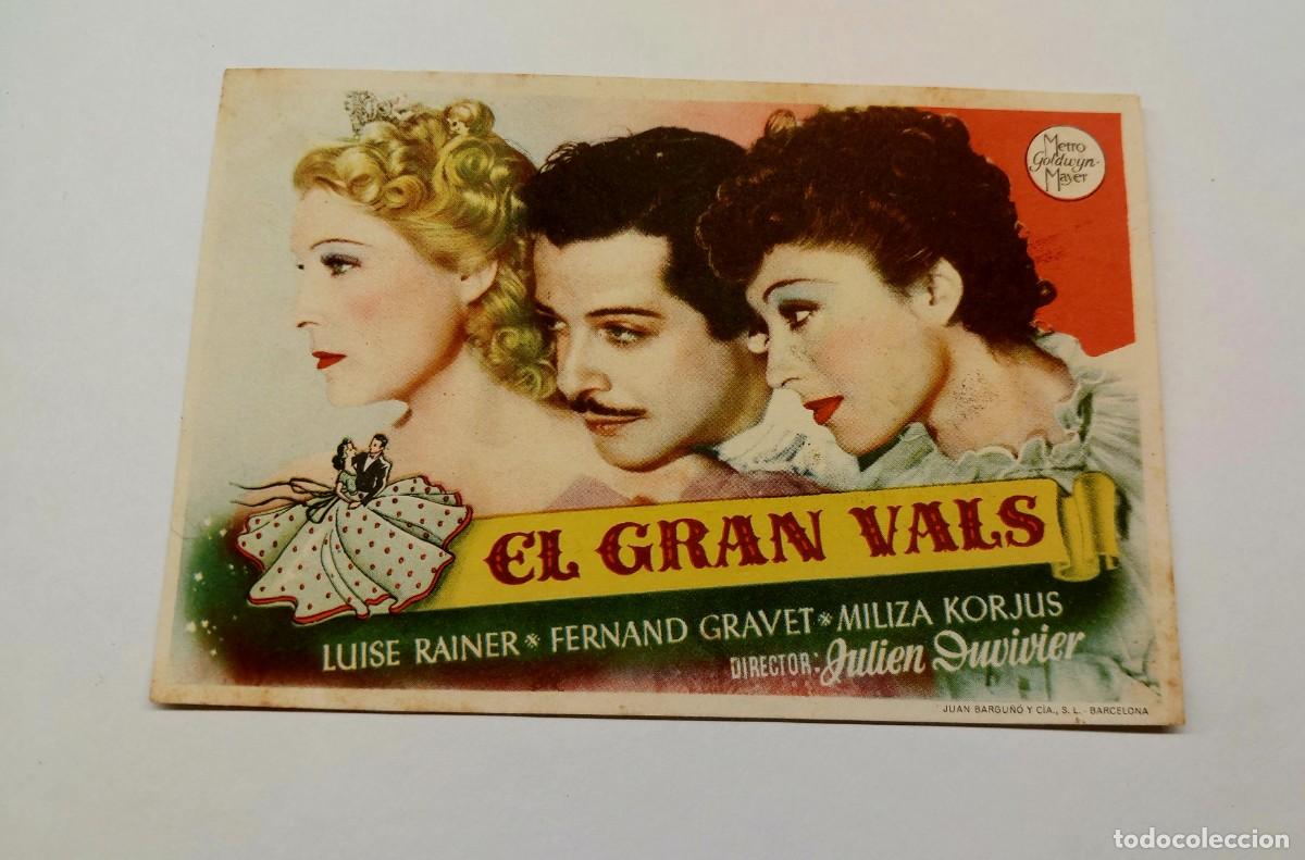 Cine: El Gran Vals 1938 Sin publicidad