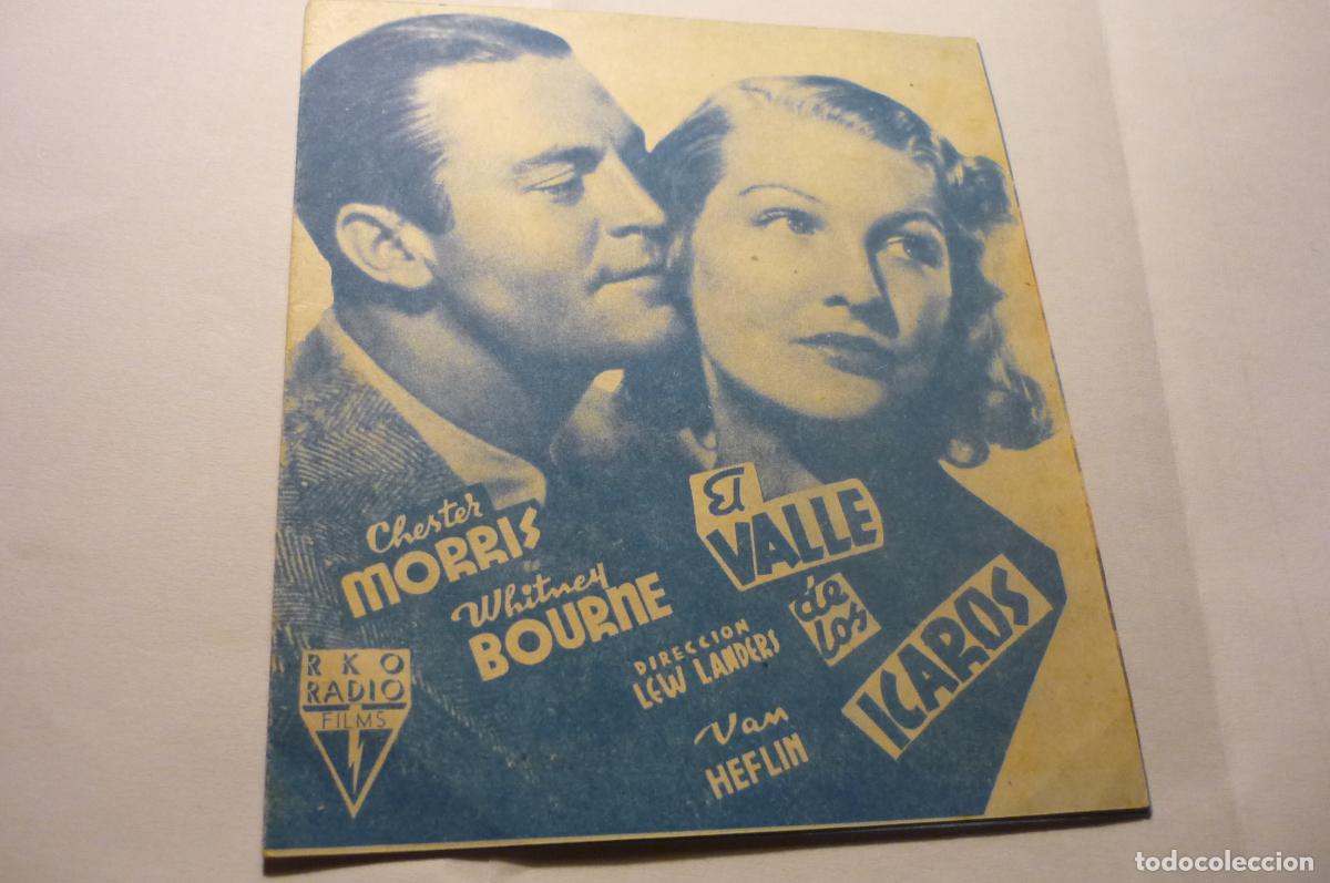 Cine: programa doble el valle de los icaros.-chester morris publicidad cine besalu