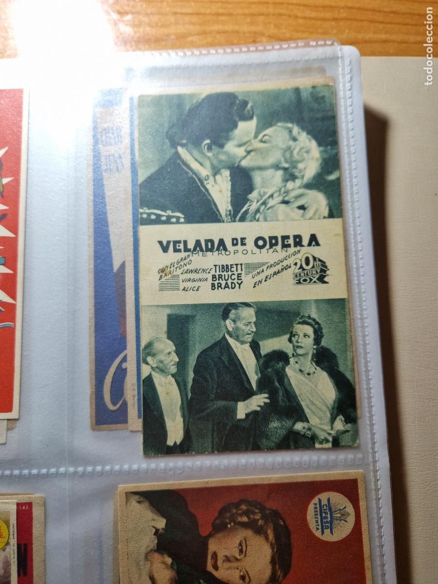 Cine: PROGRAMA DE MANO FOLLETO VELADA DE OPERA - Foto 1