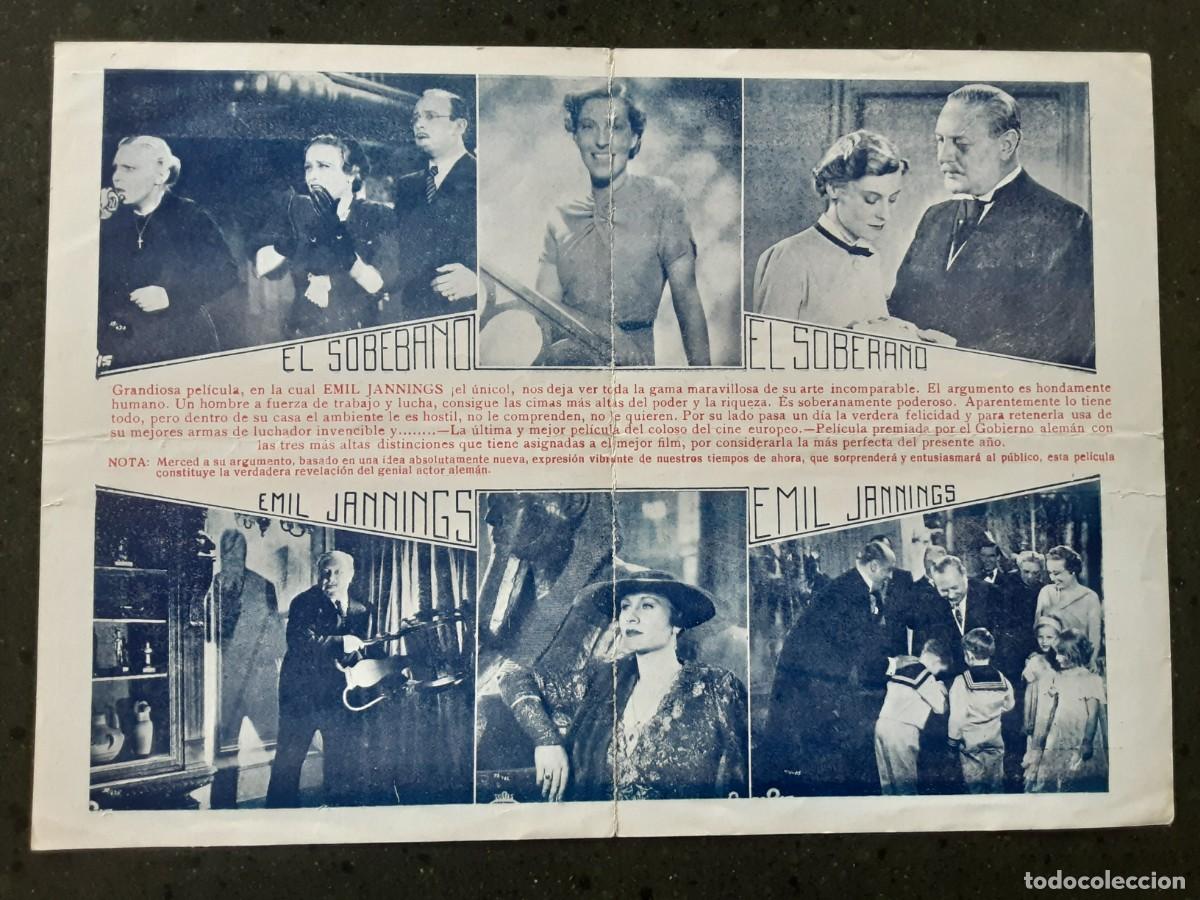 Cine: EL SOBERANO, EMIL JANNINGS. - Foto 2