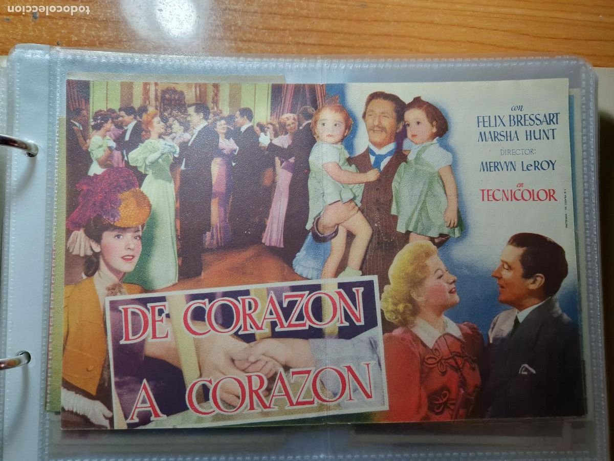  Foglietti di film di film antichi di cinema: PROGRAMA DE MANO FOLLETO DE CORAZON A CORAZON