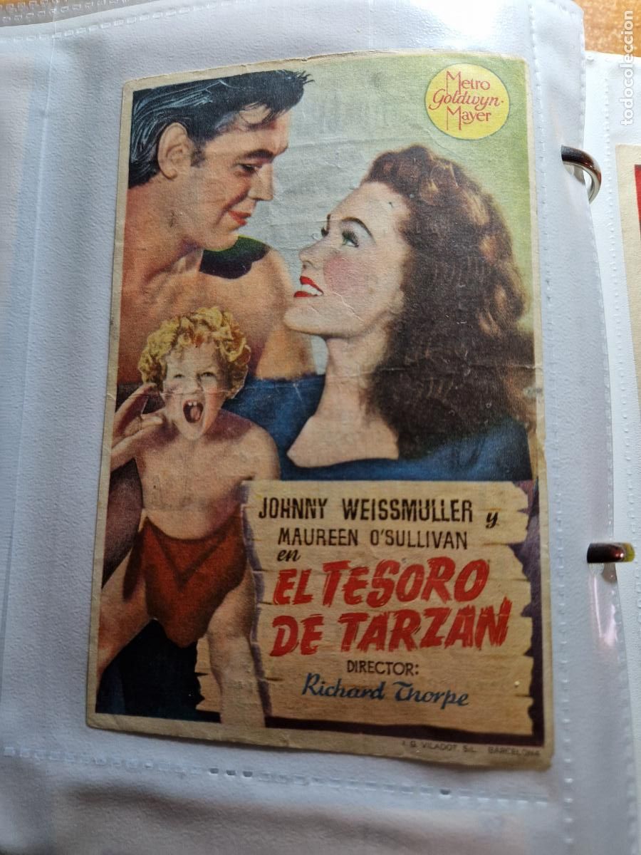 Cine: PROGRAMA DE MANO FOLLETO EL TESORO DE TARZAN - Foto 1