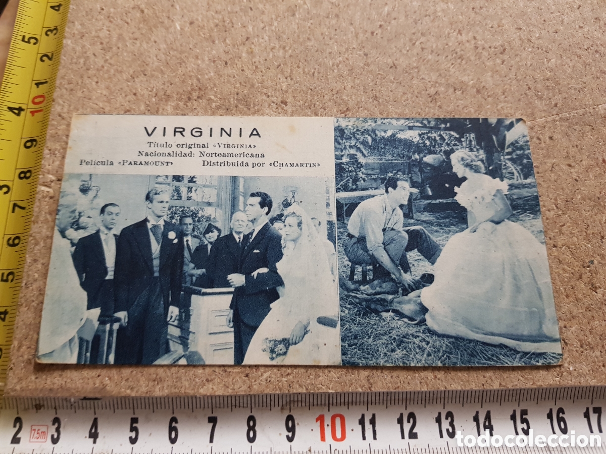  Foglietti di film di film antichi di cinema: Folleto de mano Virginia, Norteamericana