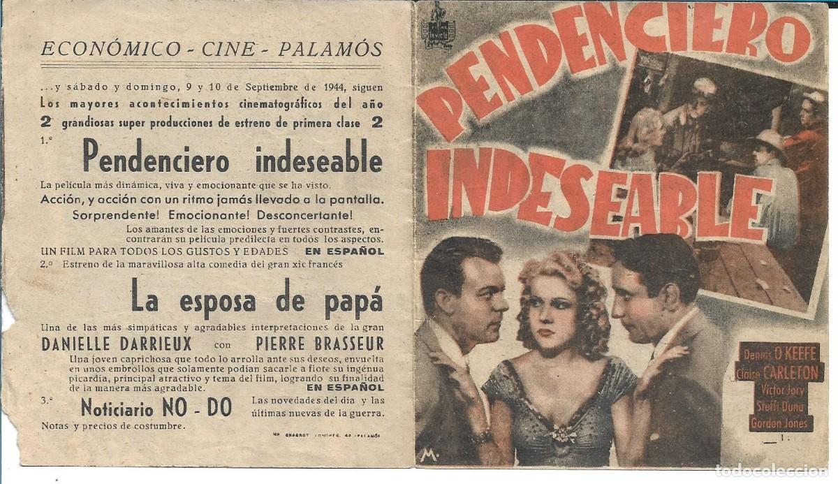 Cinema: PROGRAMA DE CINE DOBLE CON PUBLICIDAD
