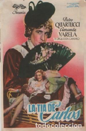 Cine: PROGRAMA DE CINE: LA TIA DE CARLOS PC-8884 - Foto 1