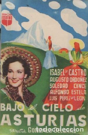 Cine: PROGRAMA DE CINE: BAJO EL CIELO DE ASTURIAS PC-8888 - Foto 1