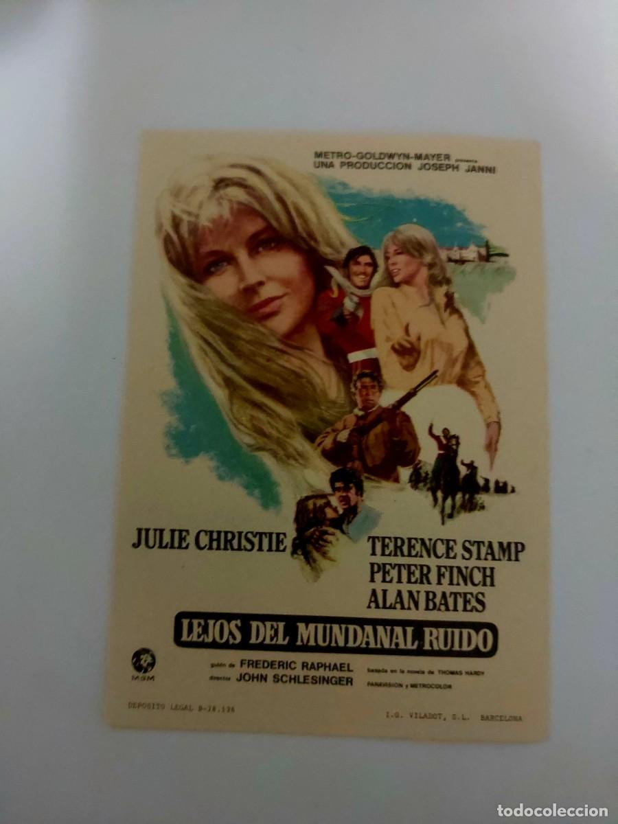  Foglietti di film di film antichi di cinema: Lejos del Mundanal Ruido 1967 Sin publicidad