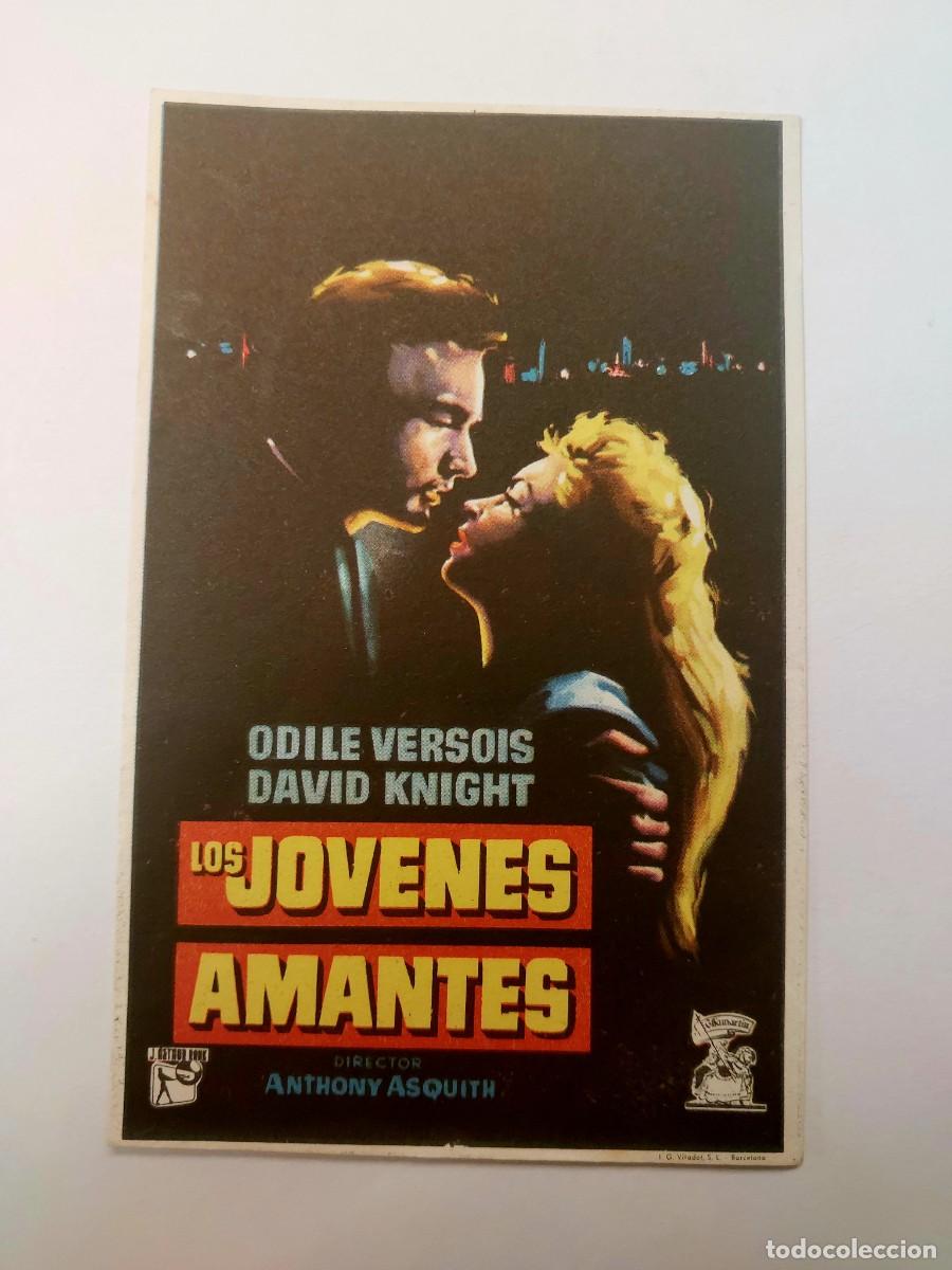  Foglietti di film di film antichi di cinema: Los Jovenes Amantes 1954 Sin publicidad