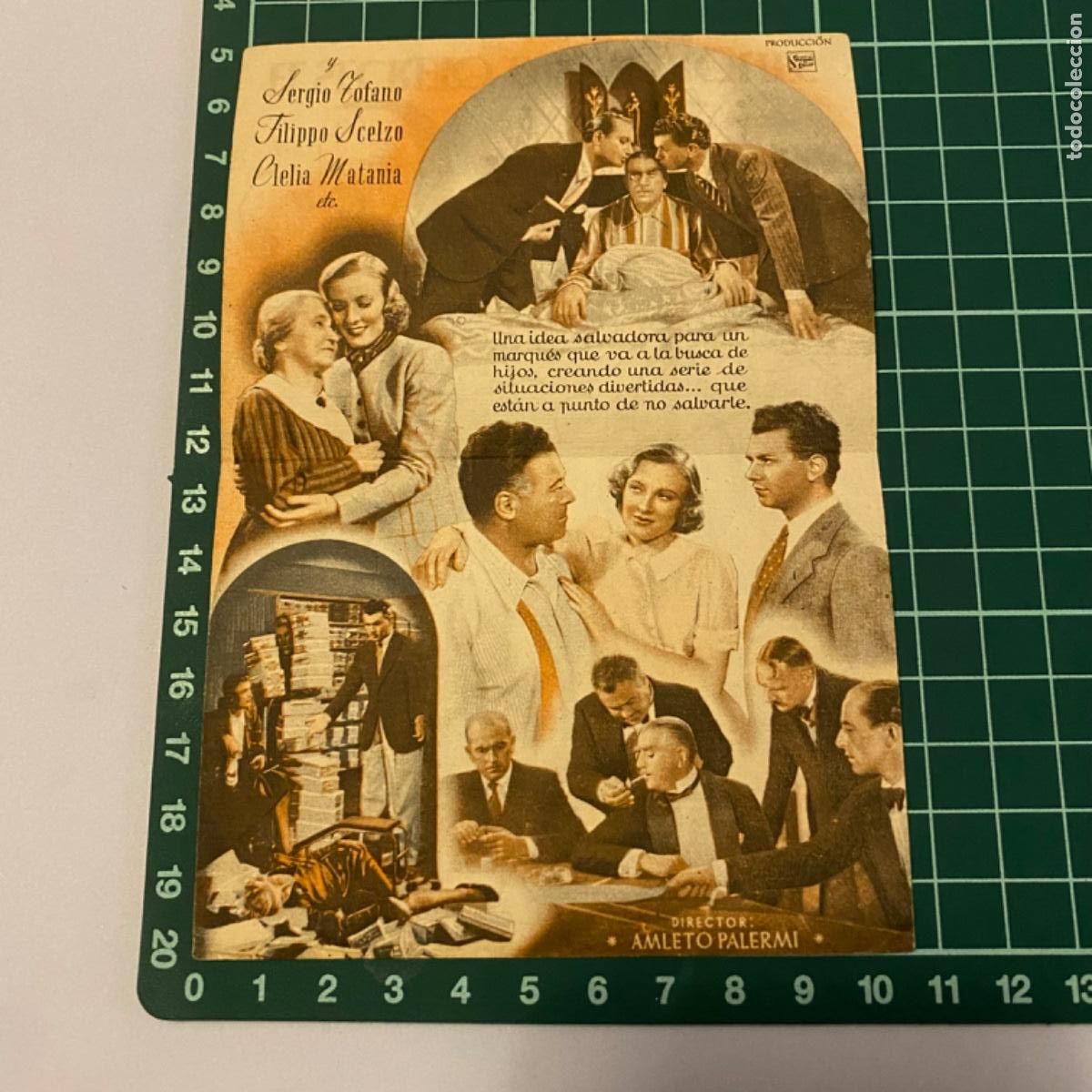 Cine: folleto de mano programa de cine pelicula El secreto del marques - Foto 2