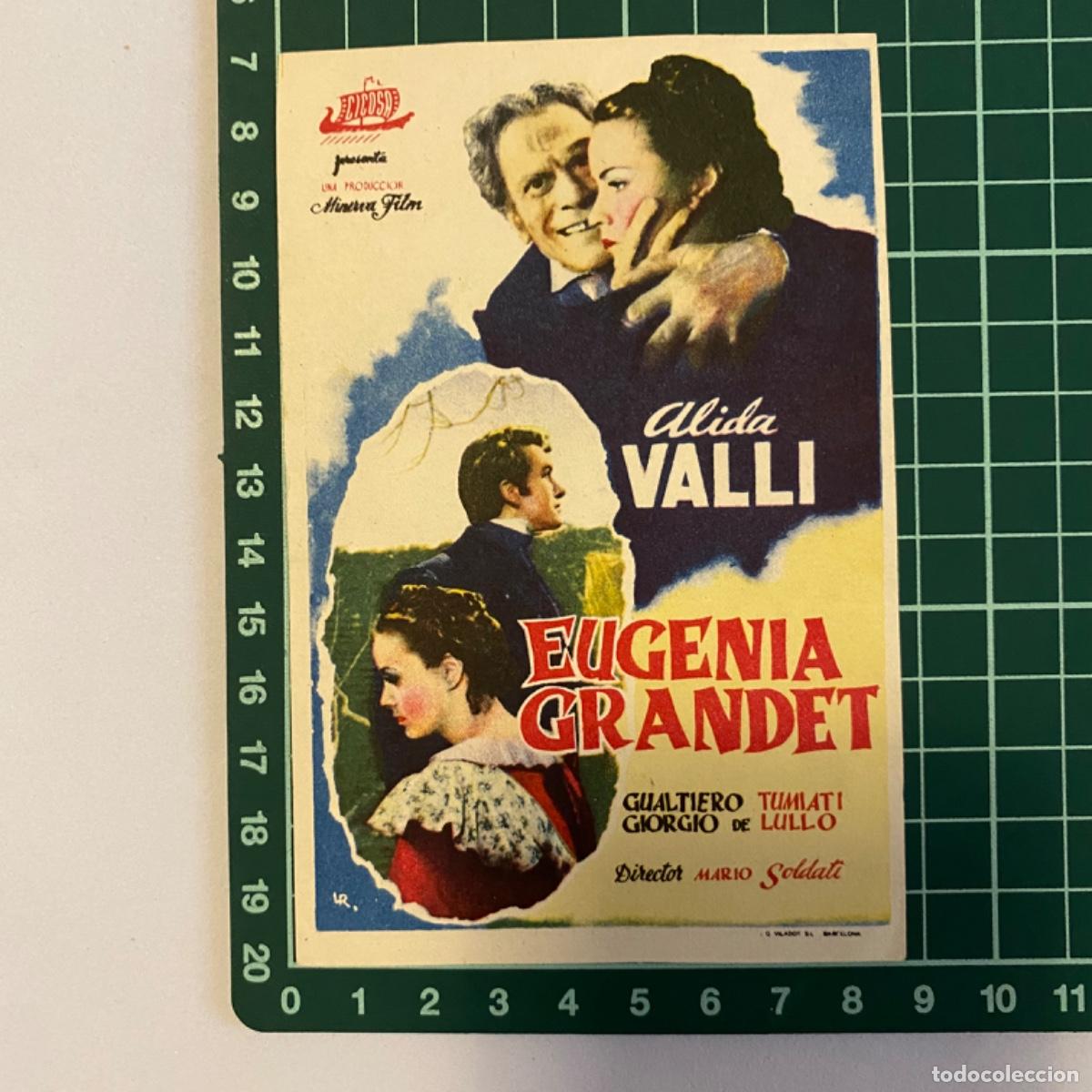  Foglietti di film di film antichi di cinema: folleto de mano programa de cine pelicula Eugenia Grandet