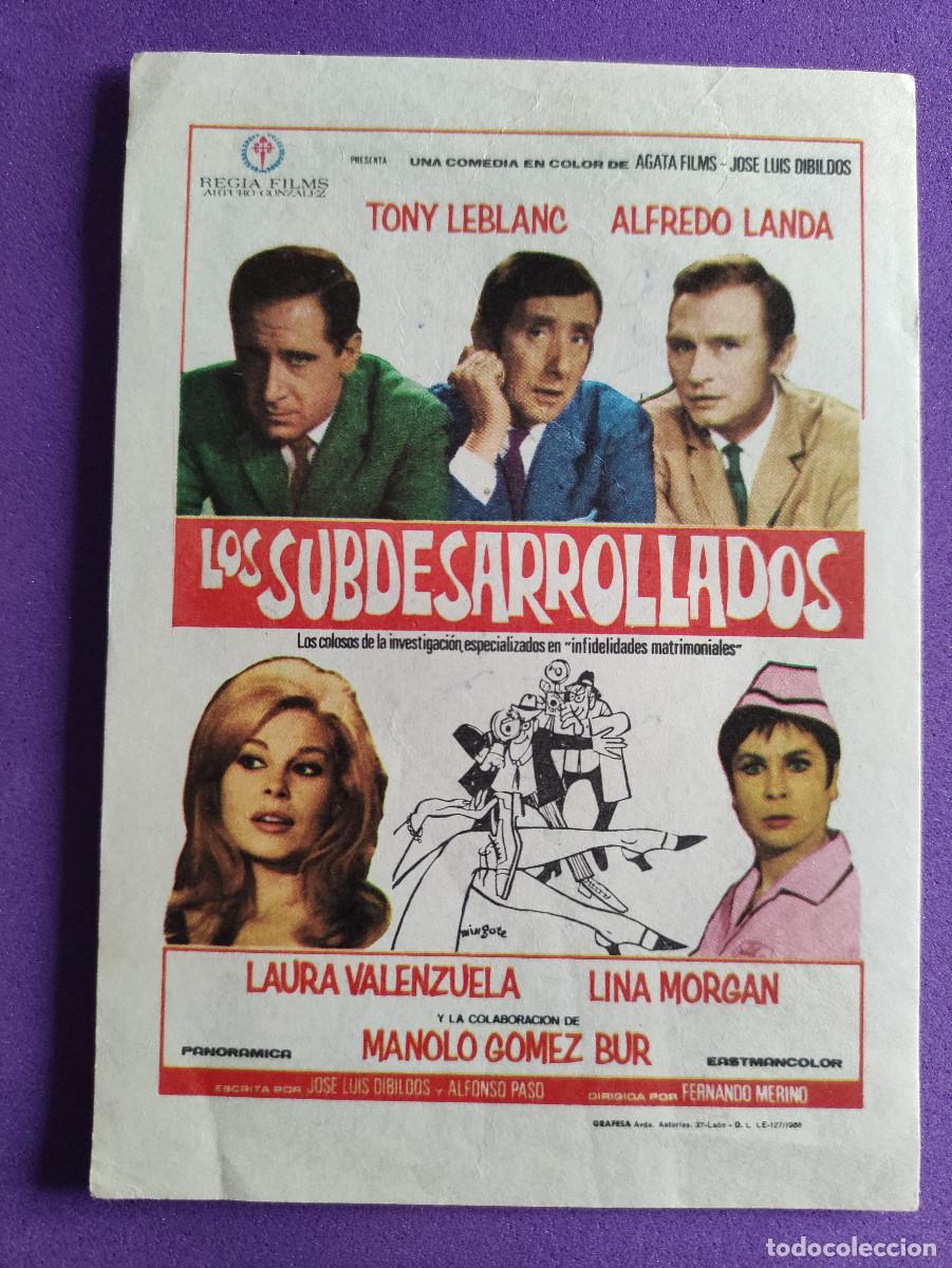 Cine: PROGRAMA DE CINE LOS SUBDESARROLLADOS - Foto 1
