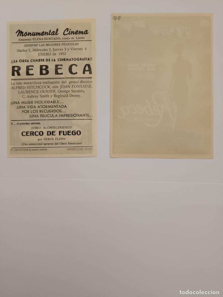 Cine: 2 PROGRAMAS DE CINE REBECA - Foto 2