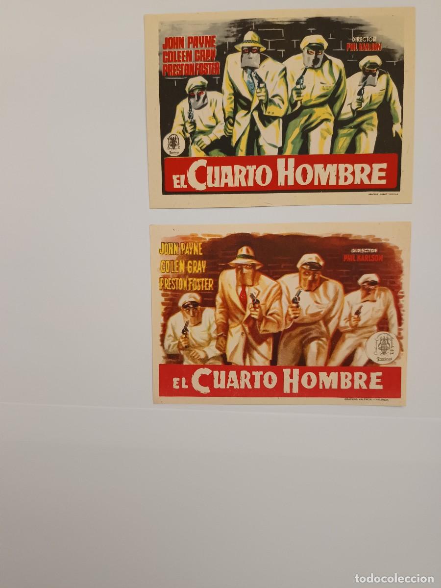 Cine: 2 PROGRAMAS DE CINE EL CUARTO HOMBRE(VARIANTE COLOR) - Foto 1