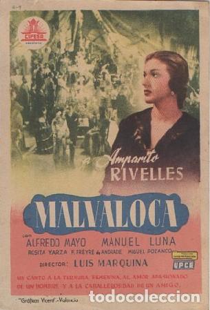 Cine: PROGRAMA DE CINE: MALVALOCA PC-8896 - Foto 1