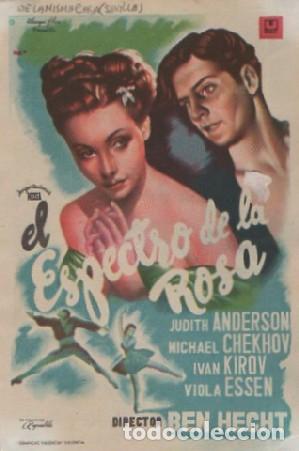 Cine: PROGRAMA DE CINE: EL ESPECTRO DE LA ROSA PC-8900 - Foto 1