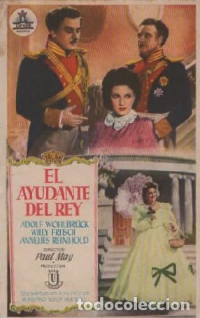Cine: PROGRAMA DE CINE: EL AYUDANTE DEL REY PC-8909 - Foto 1
