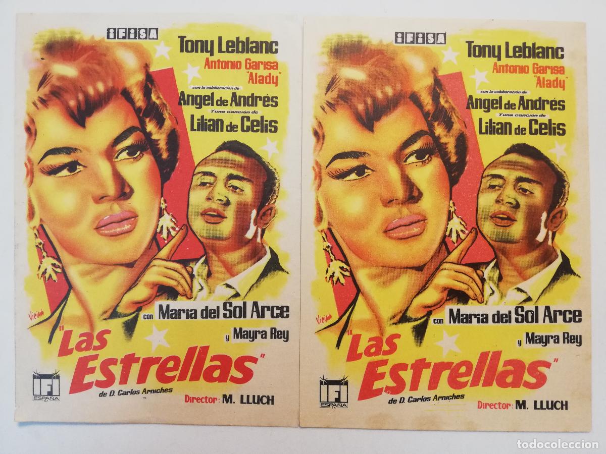 Cine: 2 FOLLETOS DE MANO, LAS ESTRELLAS - Foto 1