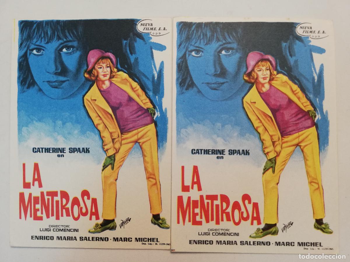 Cine: 2 FOLLETOS DE MANO, LA MENTIROSA - Foto 1