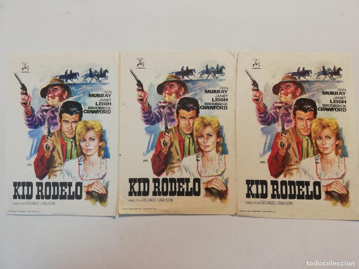 Cine: 3 FOLLETOS DE MANO, KID RODEO - Foto 1