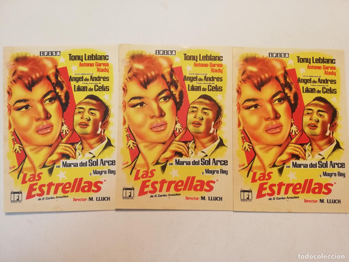 Cine: 3 FOLLETOS DE MANO, LAS ESTRELLAS - Foto 1