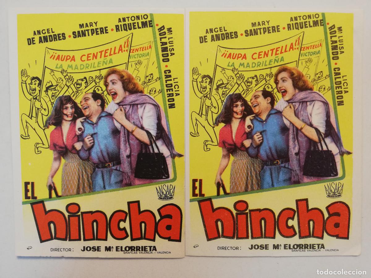 Cine: 3 FOLLETOS DE MANO, LA HINCHA - Foto 1