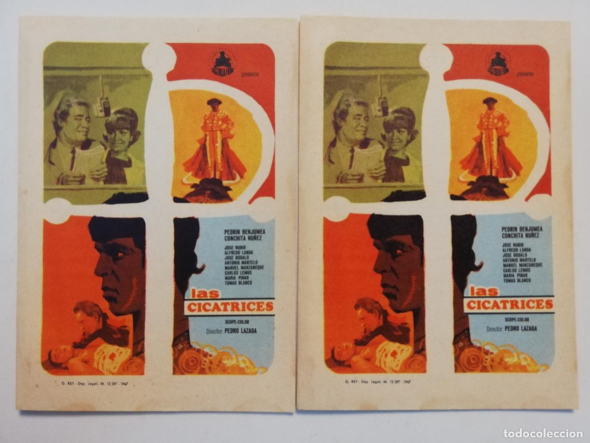 Cine: 2 FOLLETOS DE MANO, LAS CICATRICES - Foto 1