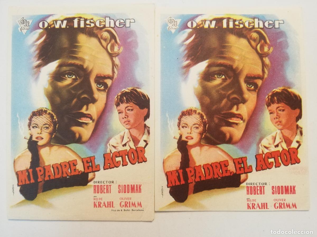 Cine: 2 FOLLETOS DE MANO, MI PADRE EL ACTOR - Foto 1