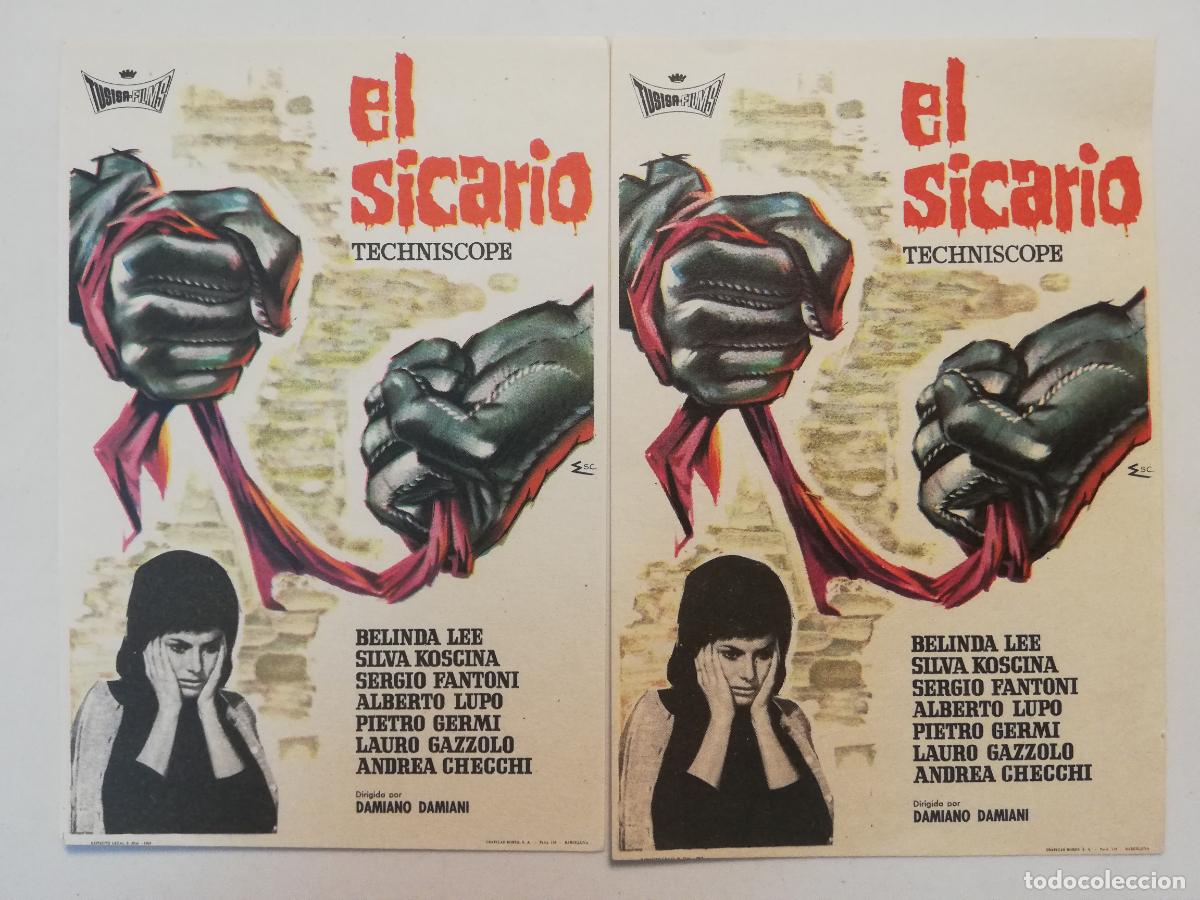 Cine: 2 FOLLETOS DE MANO, EL SICARIO - Foto 1