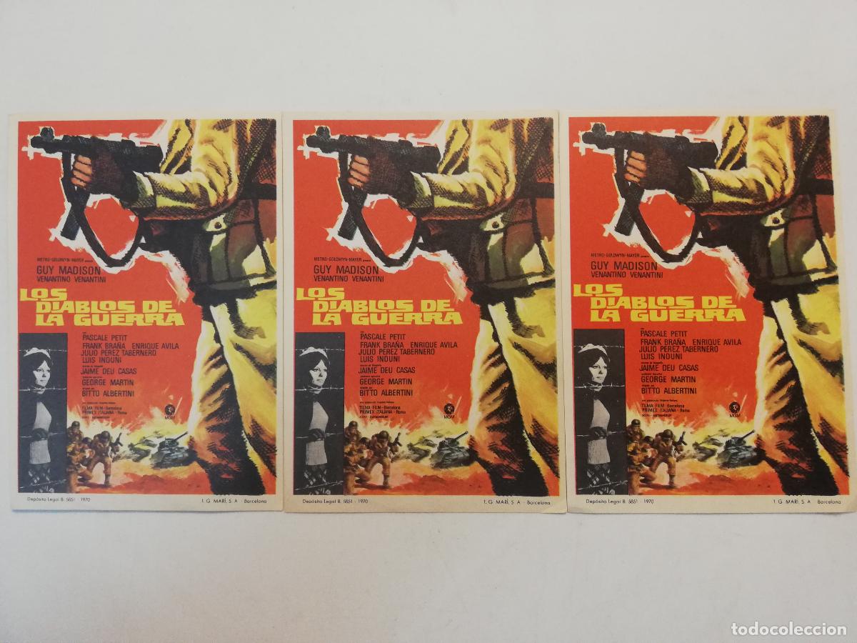 Cine: 2 FOLLETOS DE MANO, LOS DIABLOS DE LA GUERRA - Foto 1