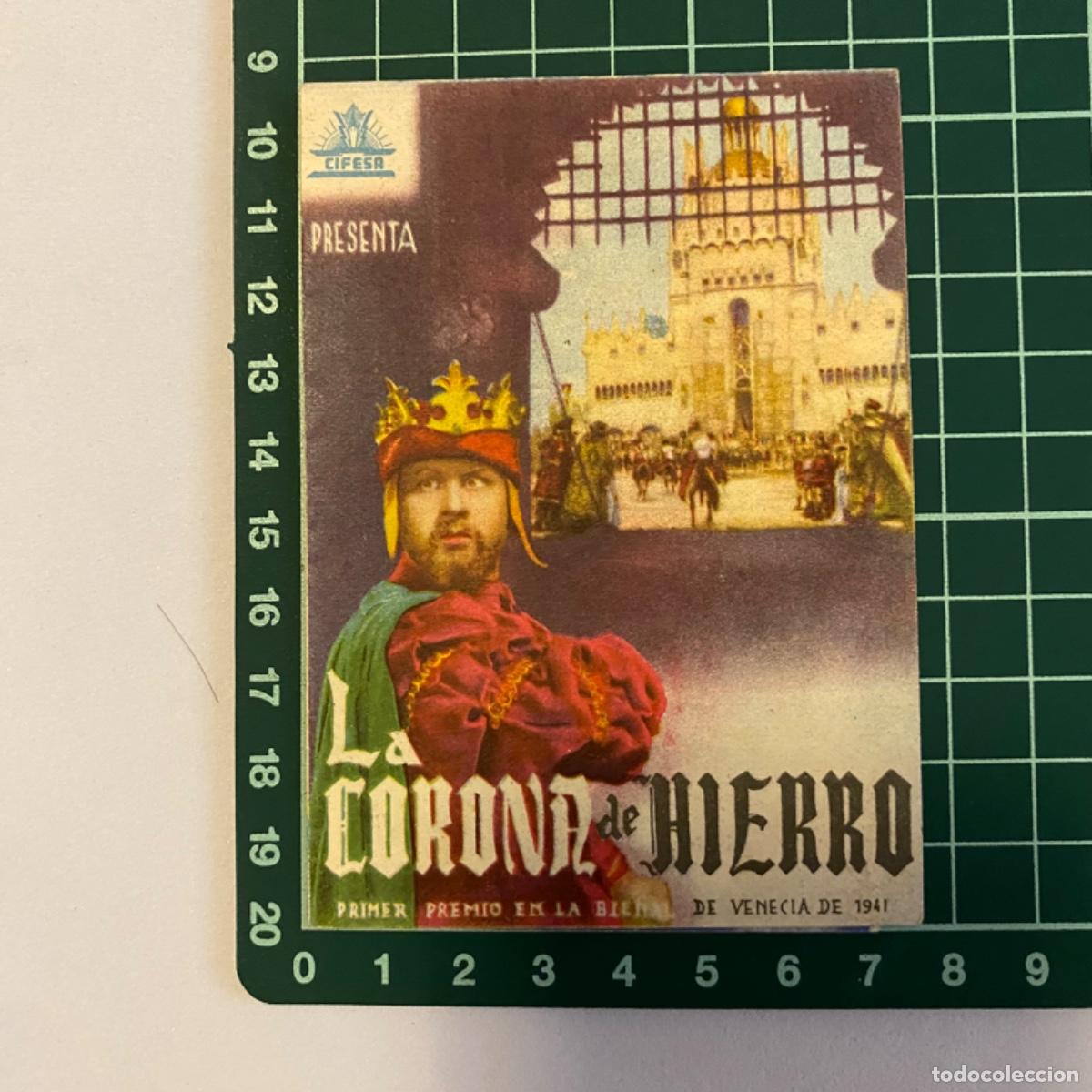 Kino: folleto de mano programa de cine pelicula La corona de Hierro