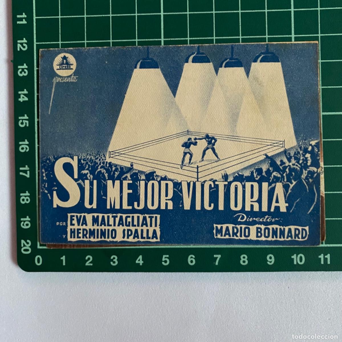 Kino: folleto de mano programa de cine pelicula Su mejor Victoria