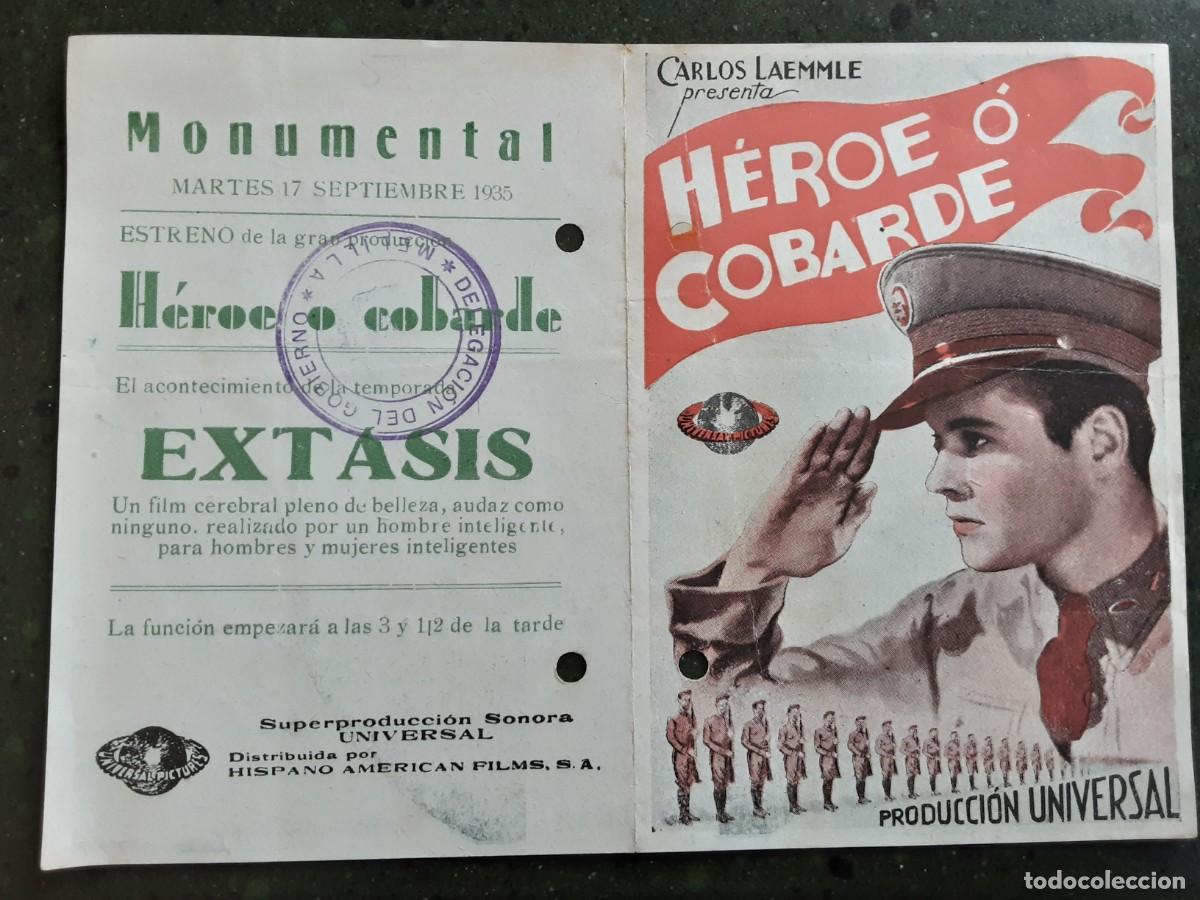 Cine: H&Eacute;ROE O COBARDE, TOM BROWN, ANDY DEVINE, BETTY BLYTHE - Foto 1